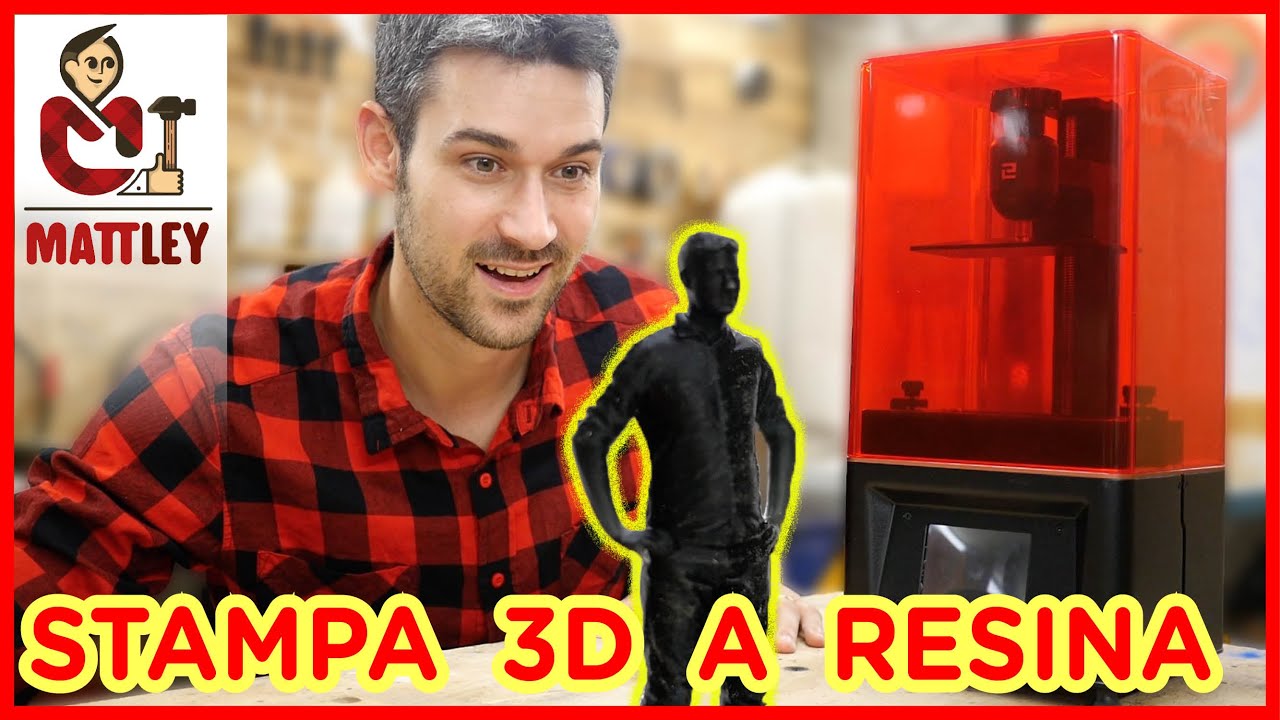 🔥Oggetti FAVOLOSI con una STAMPANTE 3D A RESINA! Una Elegoo Mars nel laboratorio di Mattley