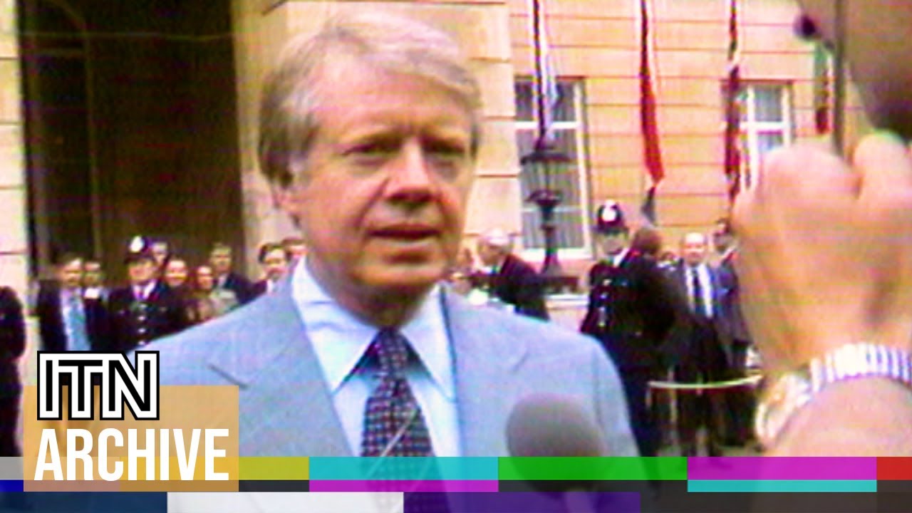 Jimmy Carter Live Interview During First Trip to Britain (1977)
