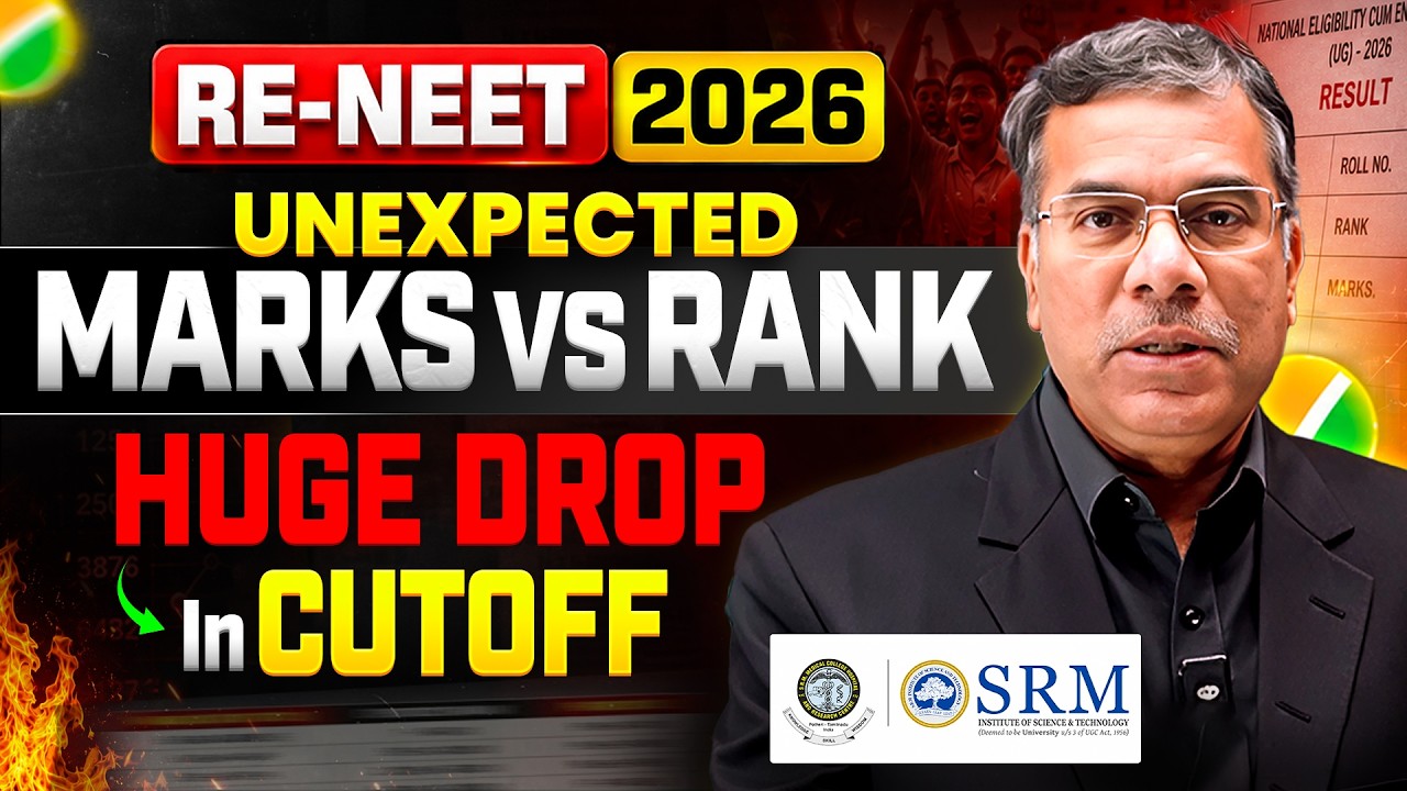 RE-NEET 2026 Score vs Rank 📊 | Drop in Cutoff 😱 | NEET UG Seat Matrix | NEET Result 2026 |Medical360