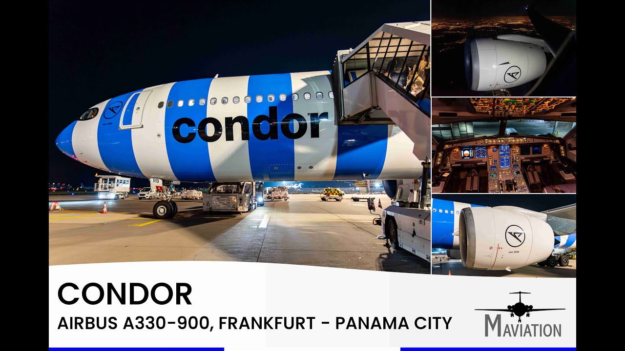 PREMIUM ECO: Condor, Airbus A330-900, Frankfurt (FRA) - Panama City (PTY)