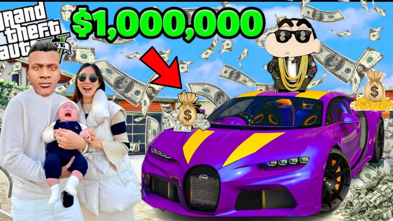 FRANKLIN TOUCH ANYTHING BECOME GOLD || EVERYTHING IS FREE IN GTA 5 | FRANKLIN KI SHAADI | SNAKERIFLE