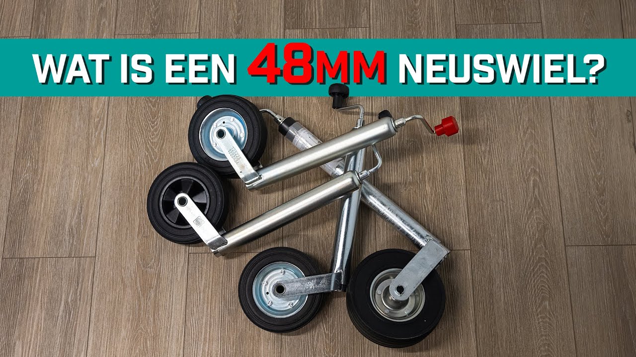 Wat is een 48mm neuswiel voor de aanhanger?