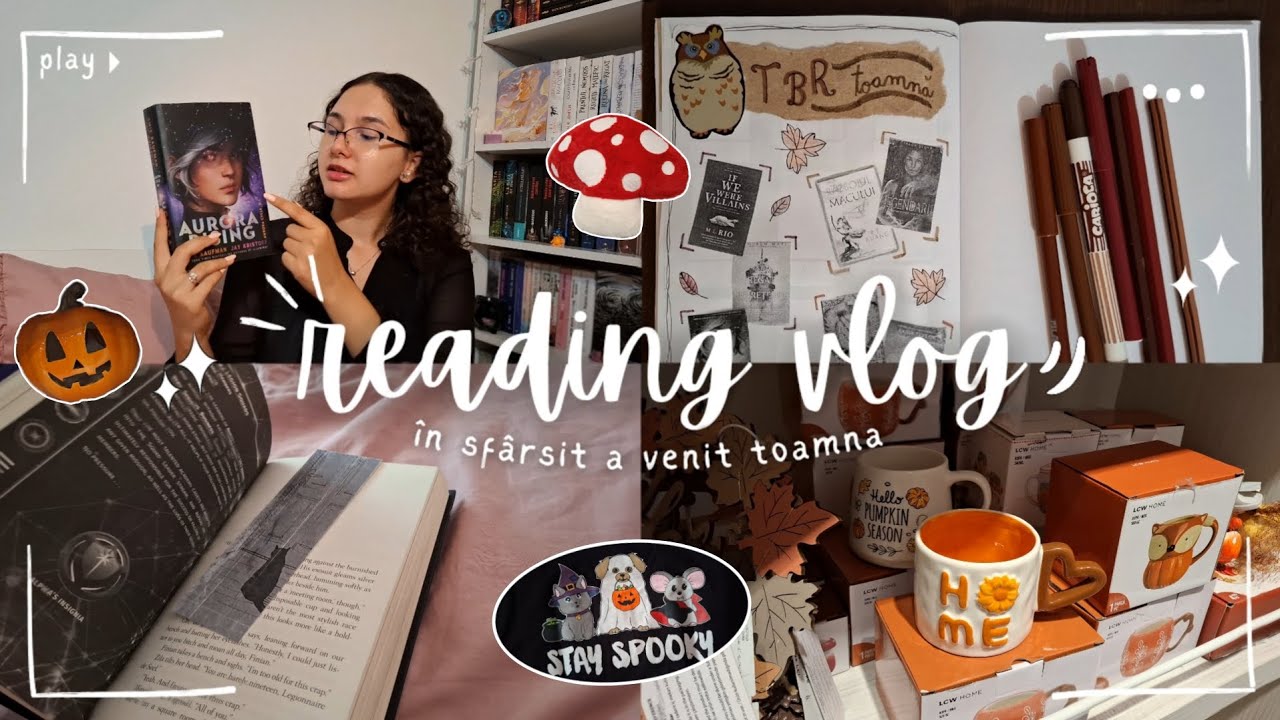 𝙘𝙞𝙩𝙚𝙨𝙘 𝘀𝗰𝗶𝗲𝗻𝗰𝗲 𝗳𝗶𝗰𝘁𝗶𝗼𝗻, jurnal de lecturi + decorațiuni de toamnă // 𝒓𝒆𝒂𝒅𝒊𝒏𝒈 𝒗𝒍𝒐𝒈 🍂🐈