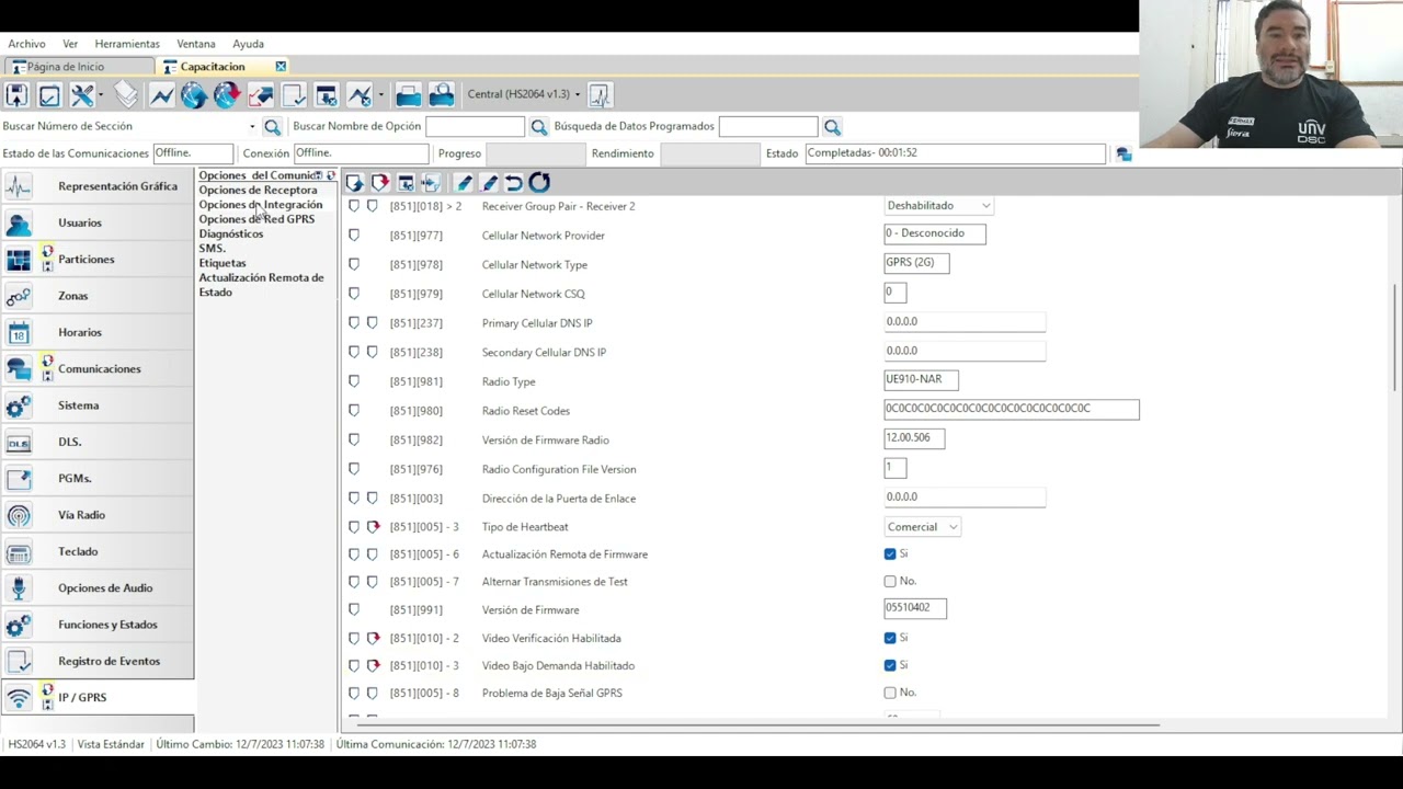 Programando desde el DLS5 - ConnectAlarm. TL280