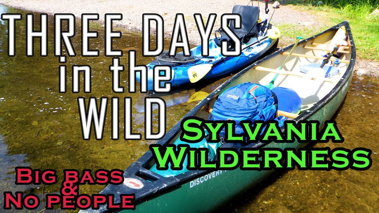 3 DAYS in the WILD - Sylvania Wilderness: Fishing & Camping U.P. Michigan