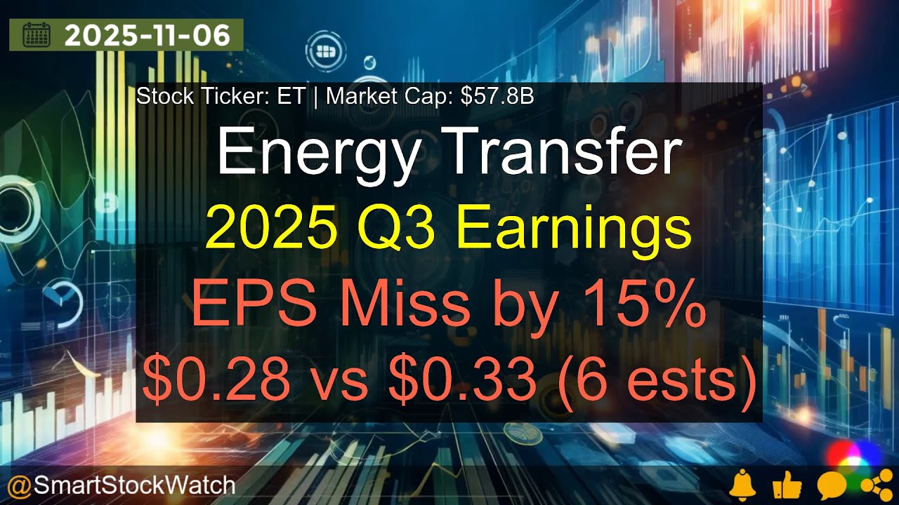 Energy Transfer (ET|$57.8B) - 2025 Q3 Earnings Analysis