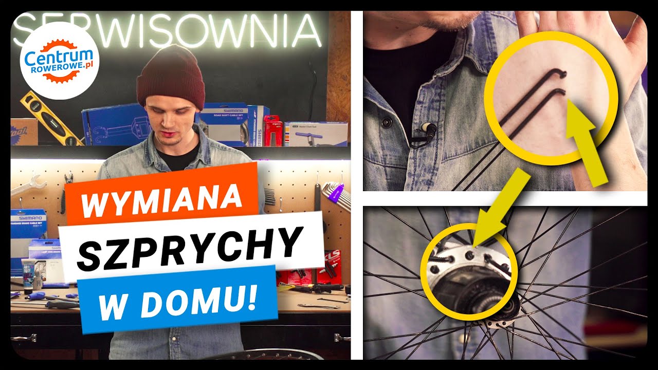 Jak wymienić SZPRYCHĘ w kole rowerowym? | SERWISOWNIA