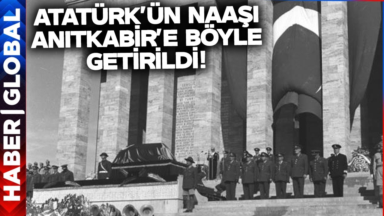 10 Kasım 1953 Yılında Atatürk'ün Naaşı Anıtkabir'e Böyle Getirildi!