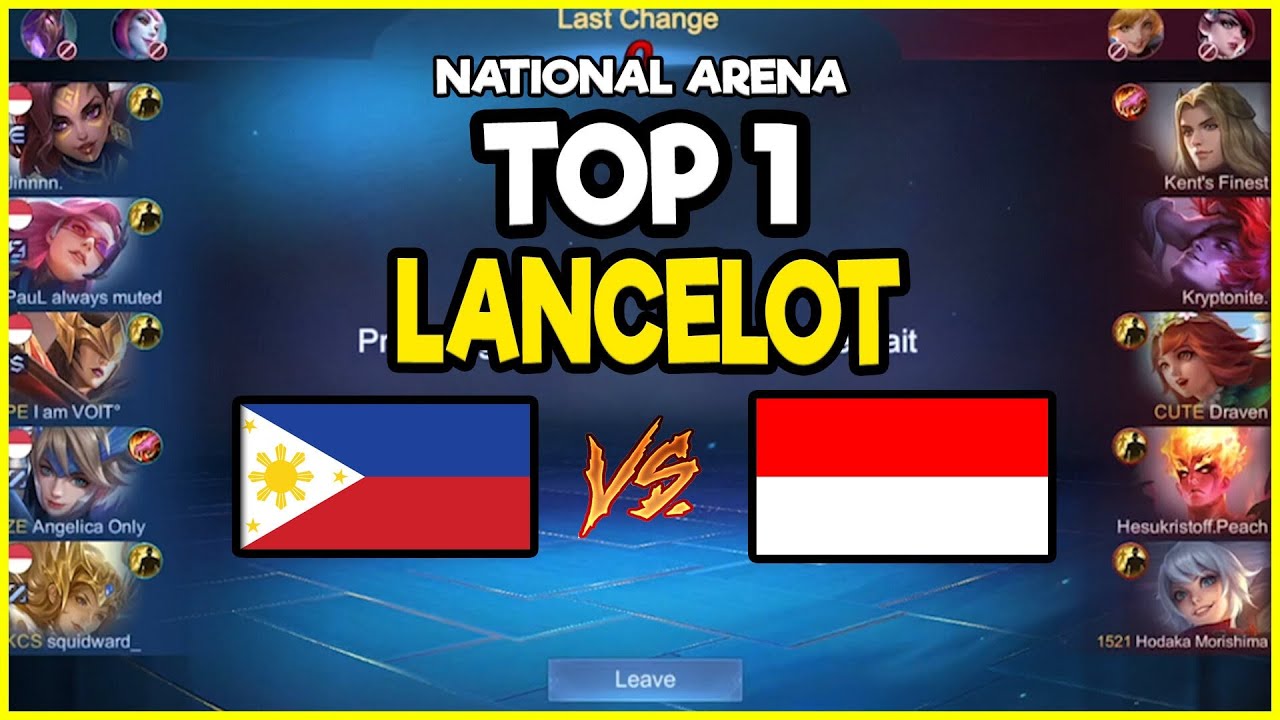 TOP 1 LANCELOT NG PINAS! | Team Philippines vs Indonesia - National Arena