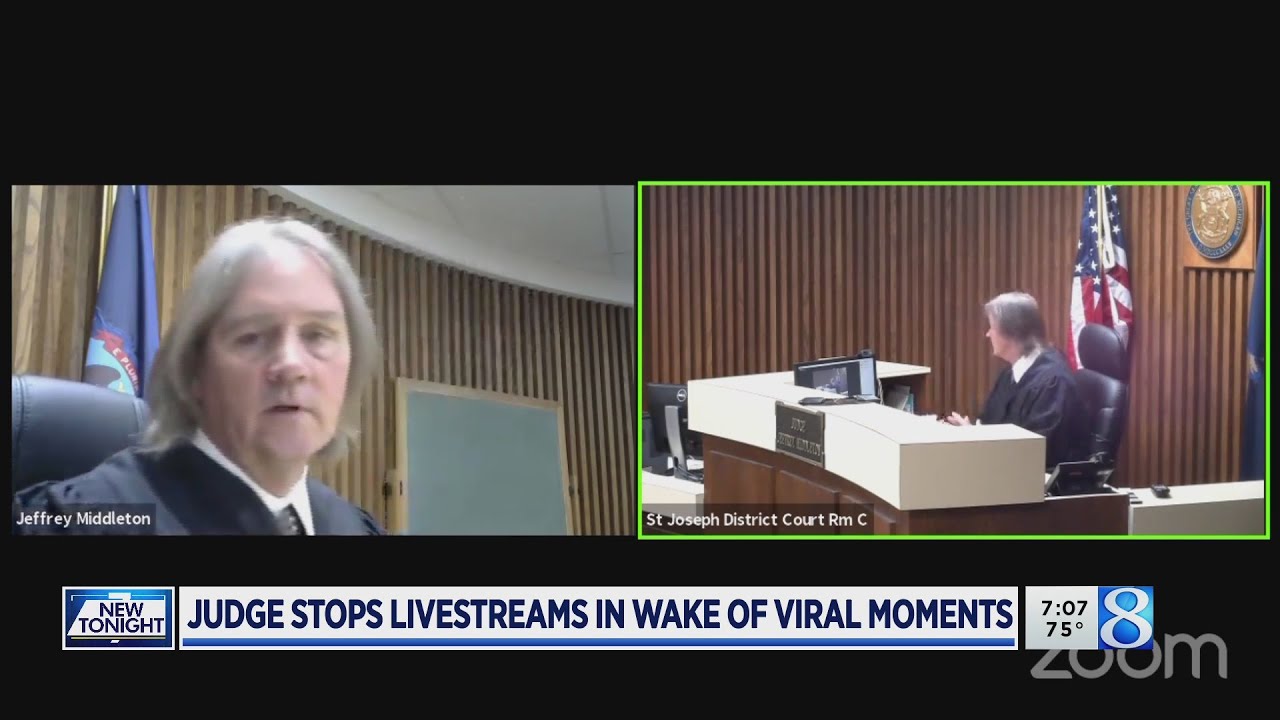 Judge stops livestreams in wake of viral moment
