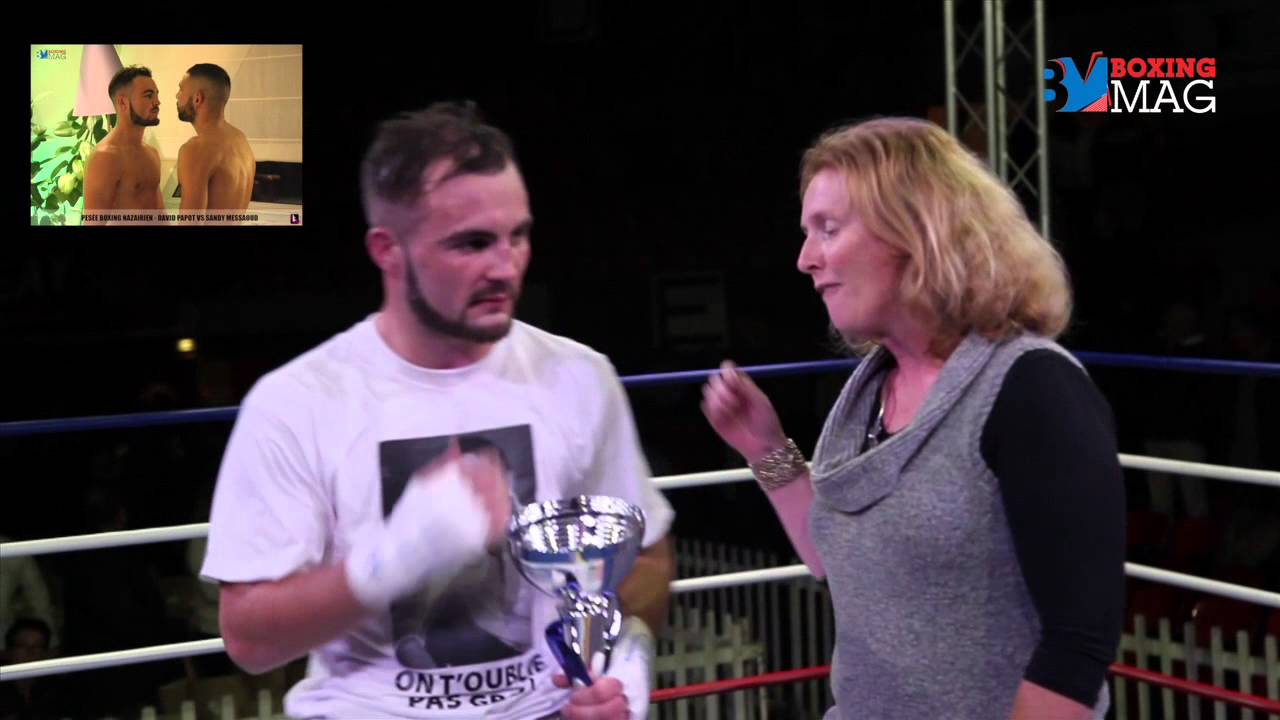 WWW.BOXINGMAG.TV        David PAPOT vs Sandy MESSAOUD