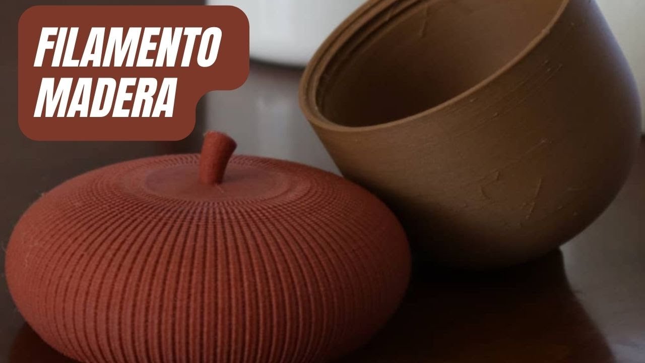 IMPRESIÓN 3D con MADERA / Filamento wood  🌳 🌎
