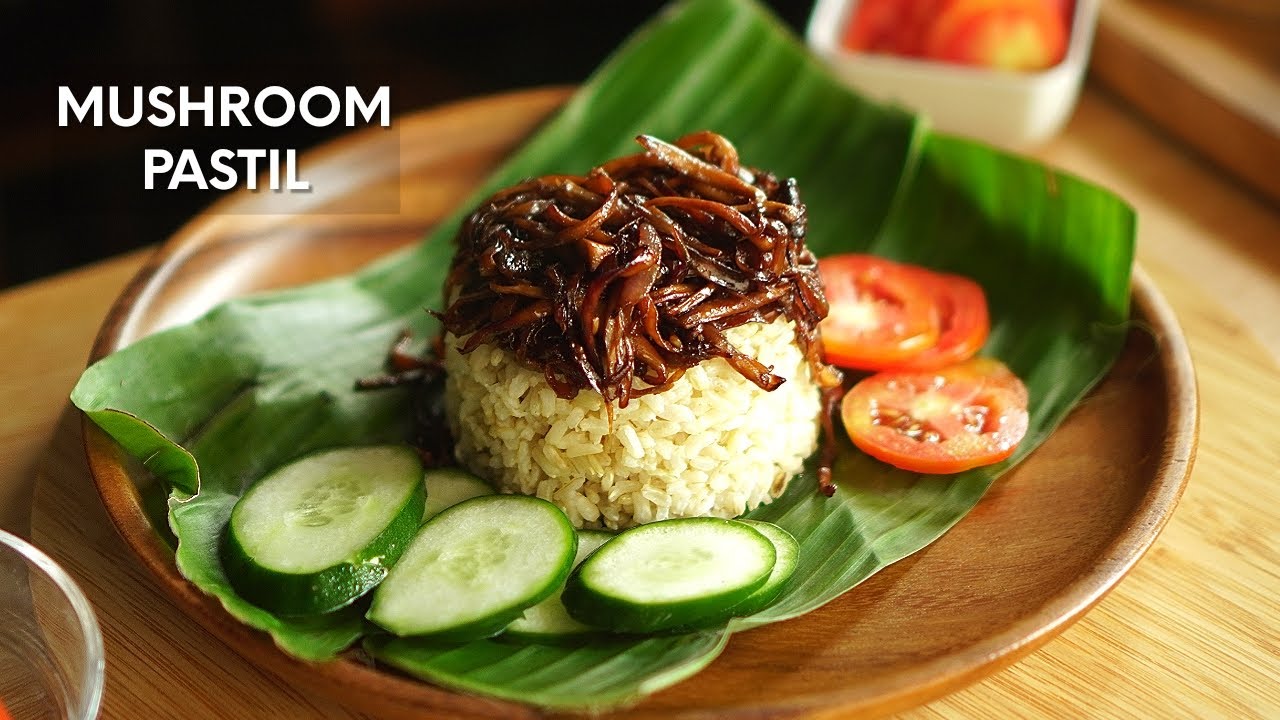 How to cook Mushroom Pastil | Filipino Vegetarian Pastil Recipe