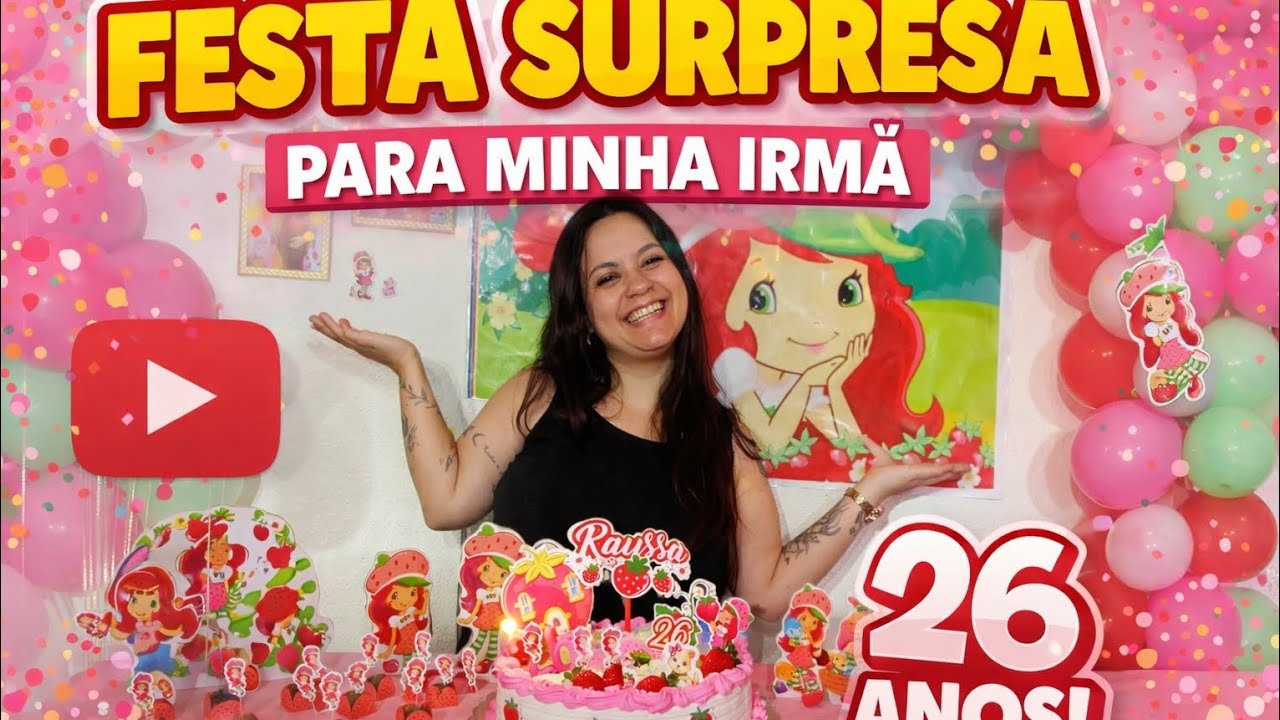 Festa Surpresa de 26 Anos 🎂💖 E o Domingo Terminou na Casa de Deus 🙏✨