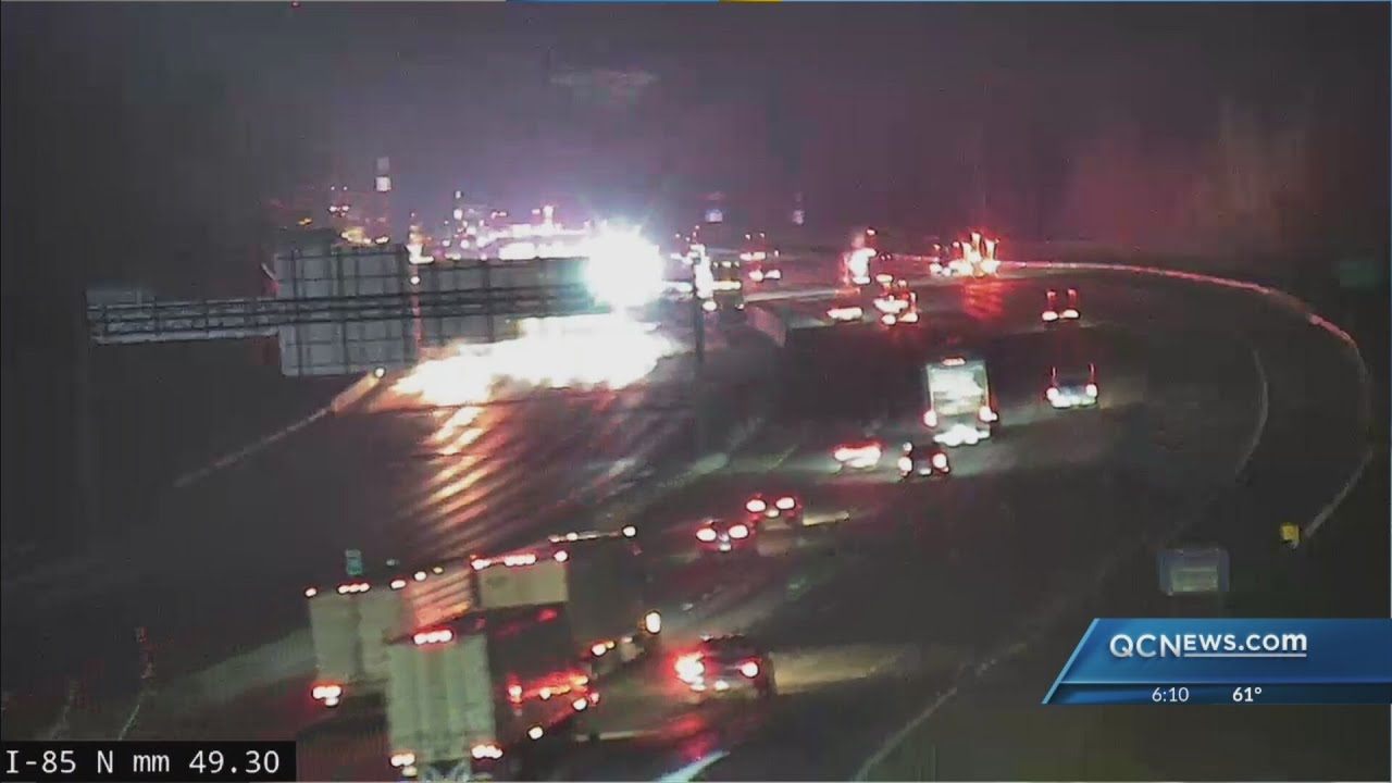 I-85 closed in Concord after crash kills 2, injures 2