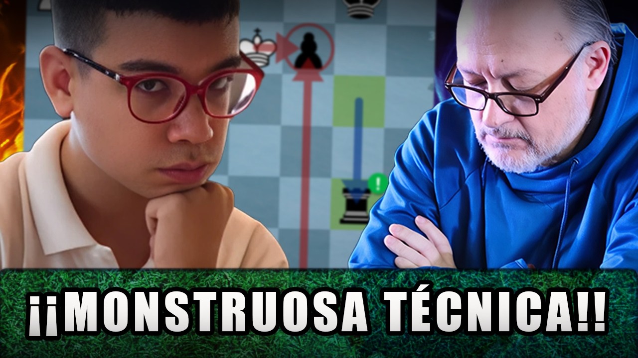 ¡¡ESCALOFRIANTE!! MONSTRUOSA TÉCNICA DEL PRODIGIO DE ORO ANTE UN GRAN MAESTRO | Valerga vs Oro