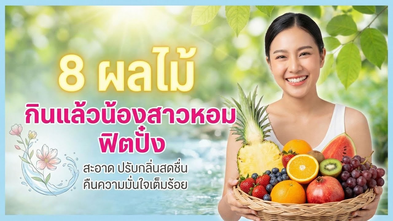 8 ผลไม้กินแล้วน้องสาวหอม ฟิตปั๋ง สะอาด ปรับกลิ่นสดชื่น คืนความมั่นใจเต็มร้อย