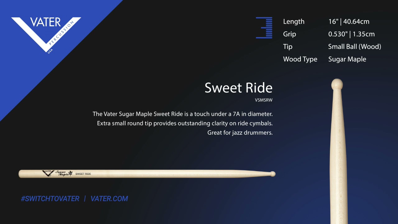 Vater Tip Sound - Sugar Maple Sweet Ride