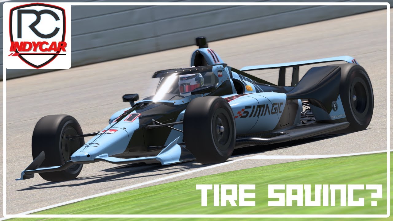 Как сэкономить на шинах в гонке IndyCar? | iRacing IndyCar Oval Series EchoPark Speedway (Атланта)