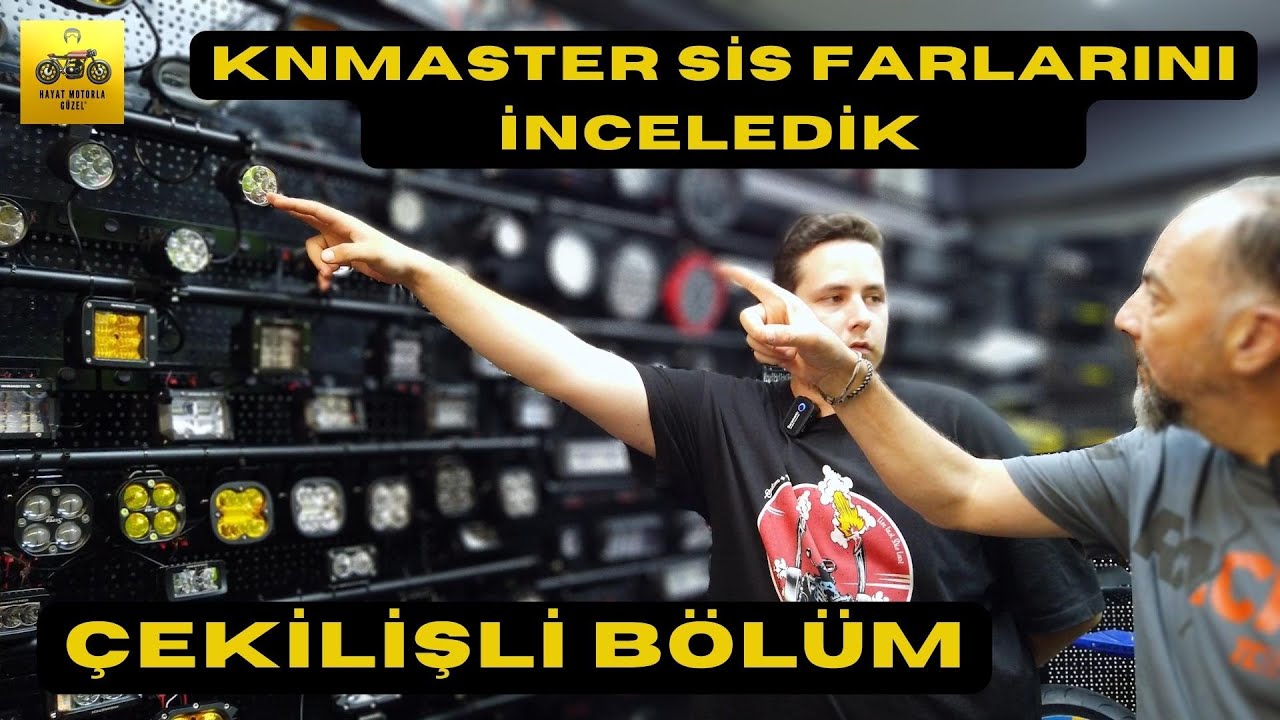 KNMASTER Sis Farlarını İnceledik | Sis Farı Hediye Ediyoruz | Hayat Motorla Güzel