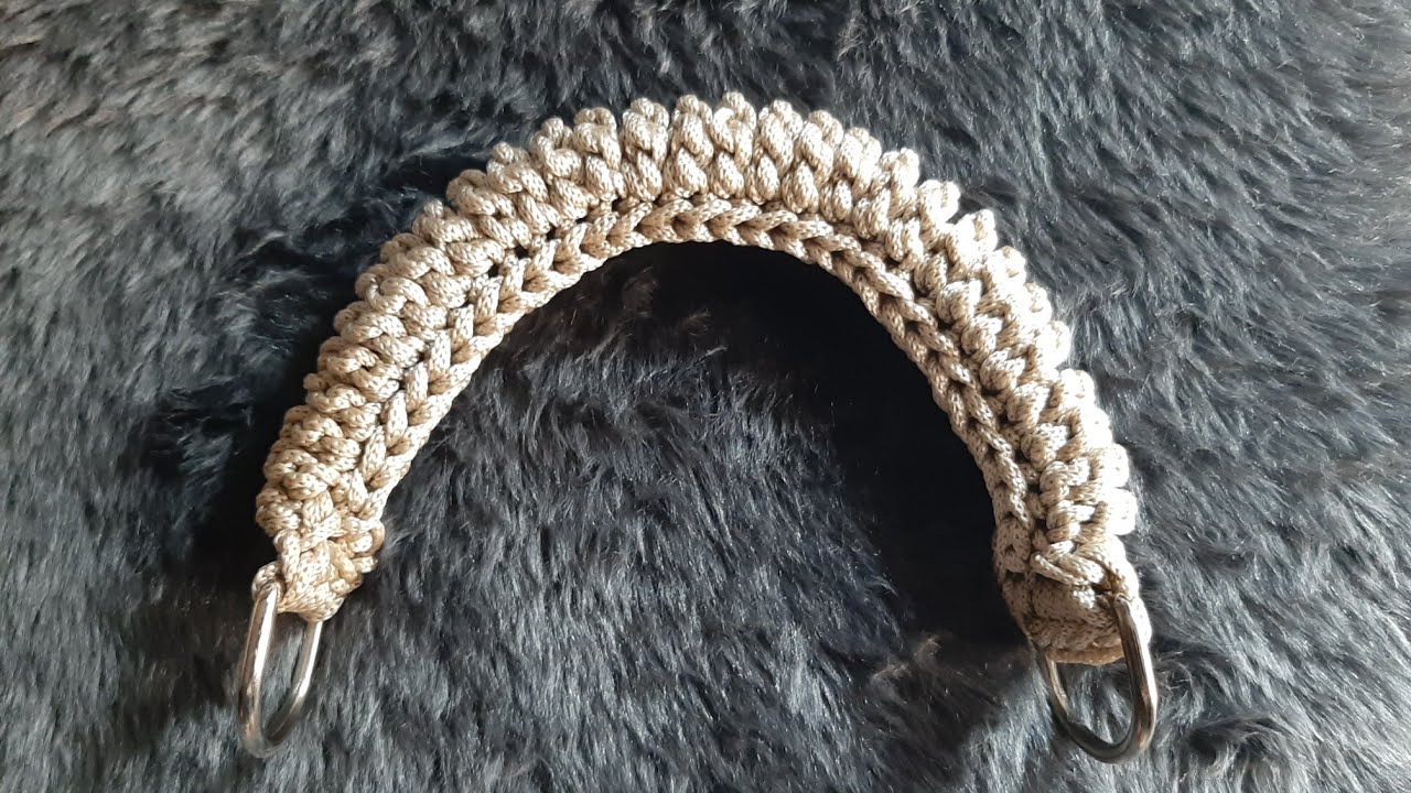 ALÇA para BOLSA em CROCHÊ. 