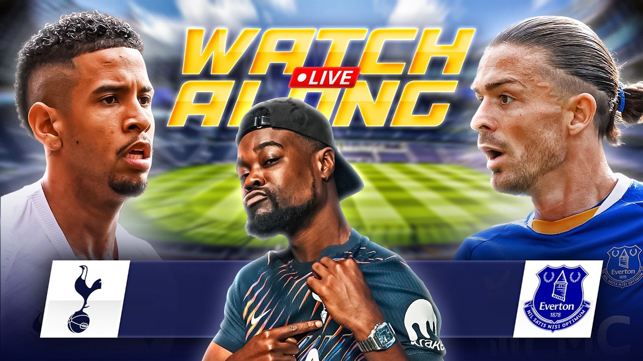 TOTTENHAM VS EVERTON LIVE |PREMIER LEAGUE WATCHALONG with EXPRESSIONS