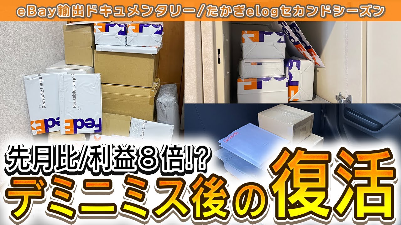 【eBay輸出】売上低下→利益8倍に復活。ポケカ一時撤退と2026年に向けて 