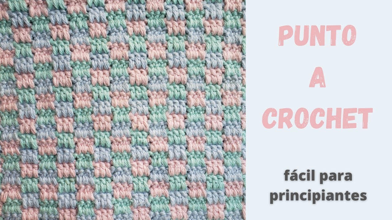 Puntada fácil a crochet | Punto REVERSIBLE | Patrón de tejido a crochet para principiantes