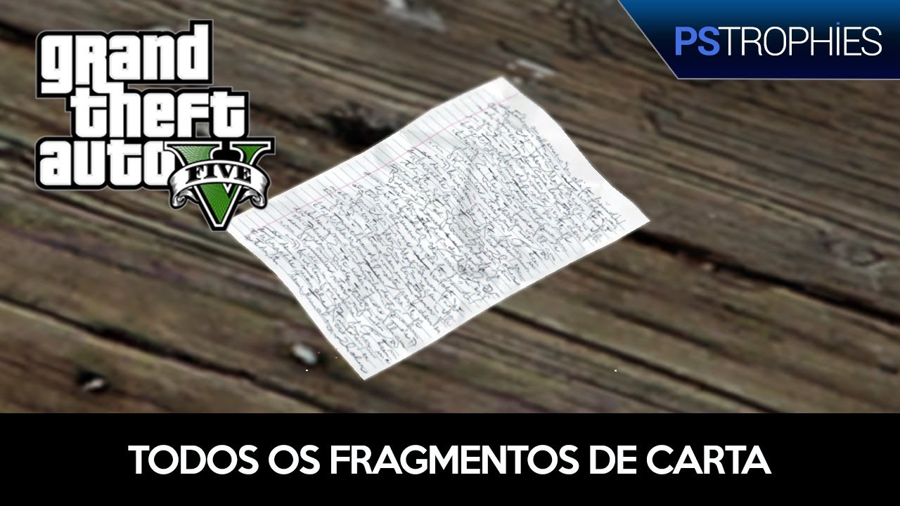 Grand Theft Auto V (GTA V) - Todos os fragmentos de cartas (Troféu: Um Mistério Solucionado)