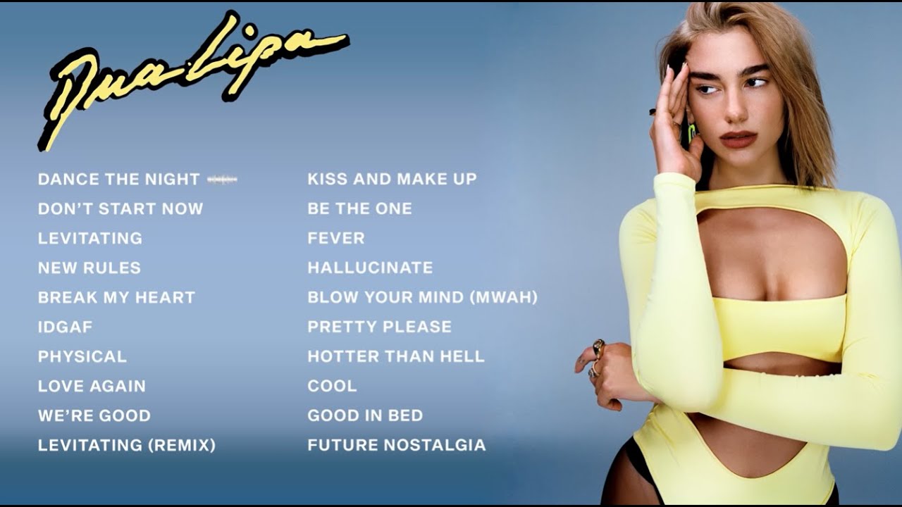 Dua Lipa | Top Songs 2026 Playlist | Dance The Night, Levitating, New Rules...