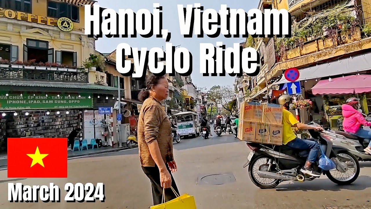 Cyclo Ride Tour, Hanoi, Vietnam #hanoi #vietnam #travel