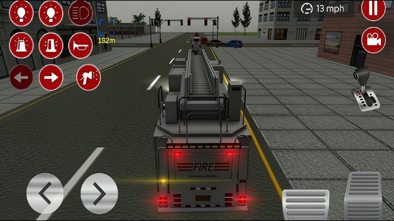 Fire Truck City Rescue Simulator - 911 US Emergency Fire Truck Driving 3D - Android Gameplay