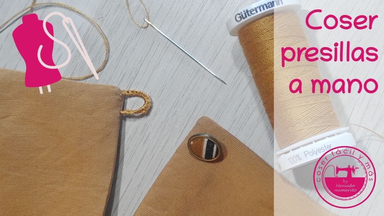 Cómo hacer presillas para botones fácilmente