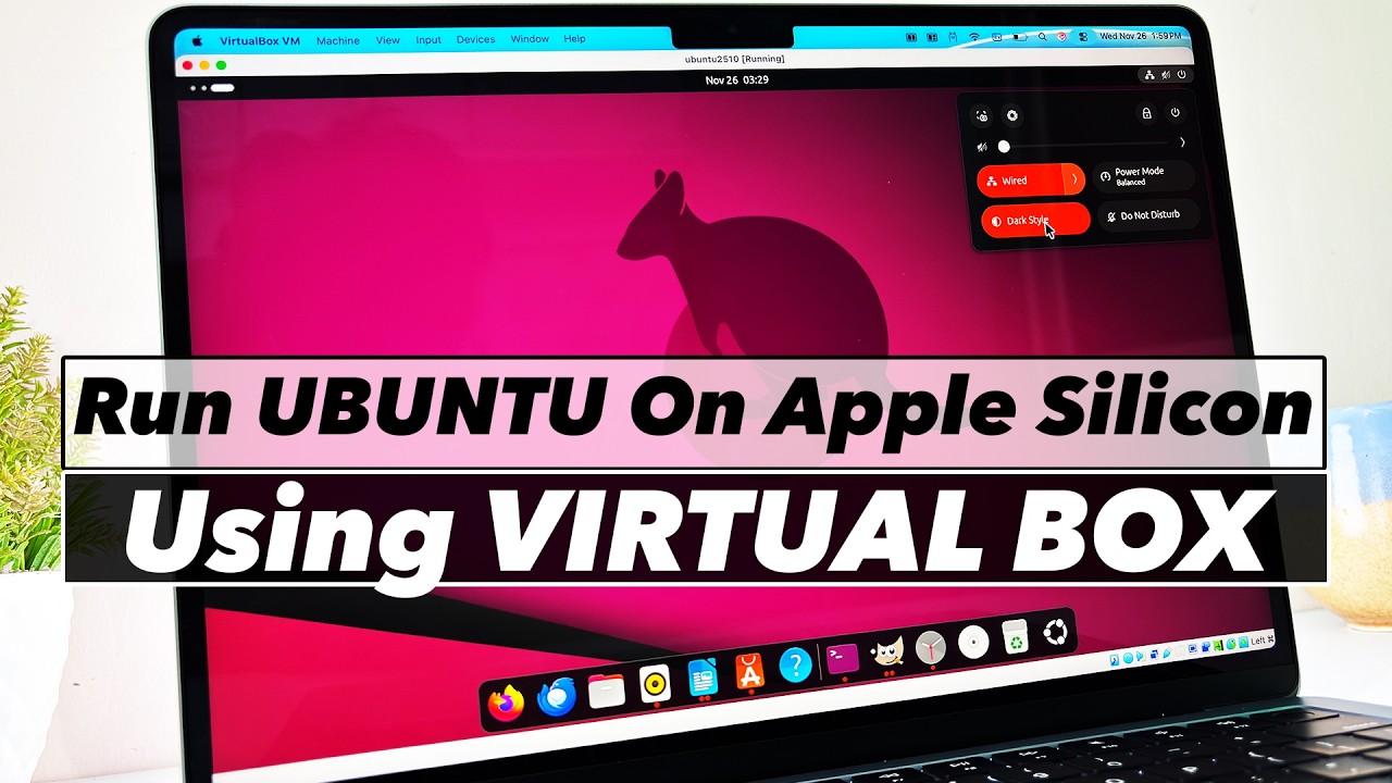 Как установить Ubuntu на Apple Silicon Mac (M1 M2 M3 M4 M5) // Запустите Ubuntu на любом Mac с по...
