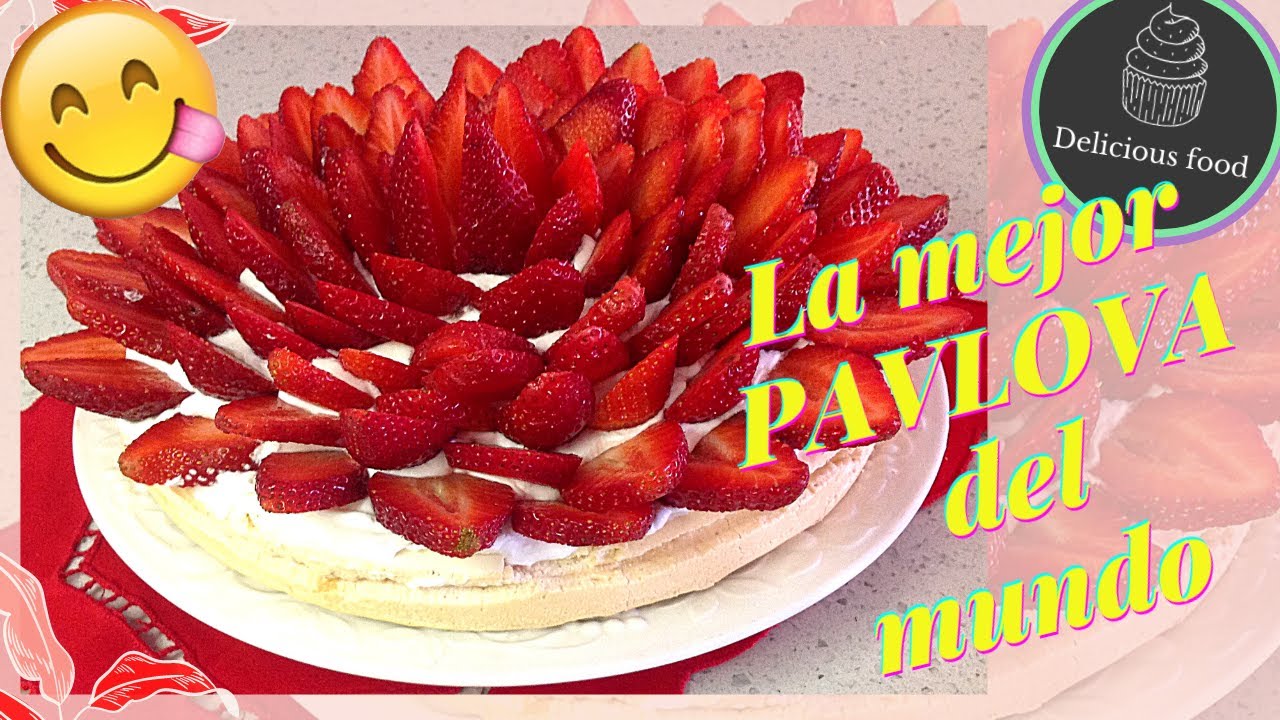 PAVLOVA DE FRESA PAVLOVA DE FRESAS RECETA, PASO A PASO
