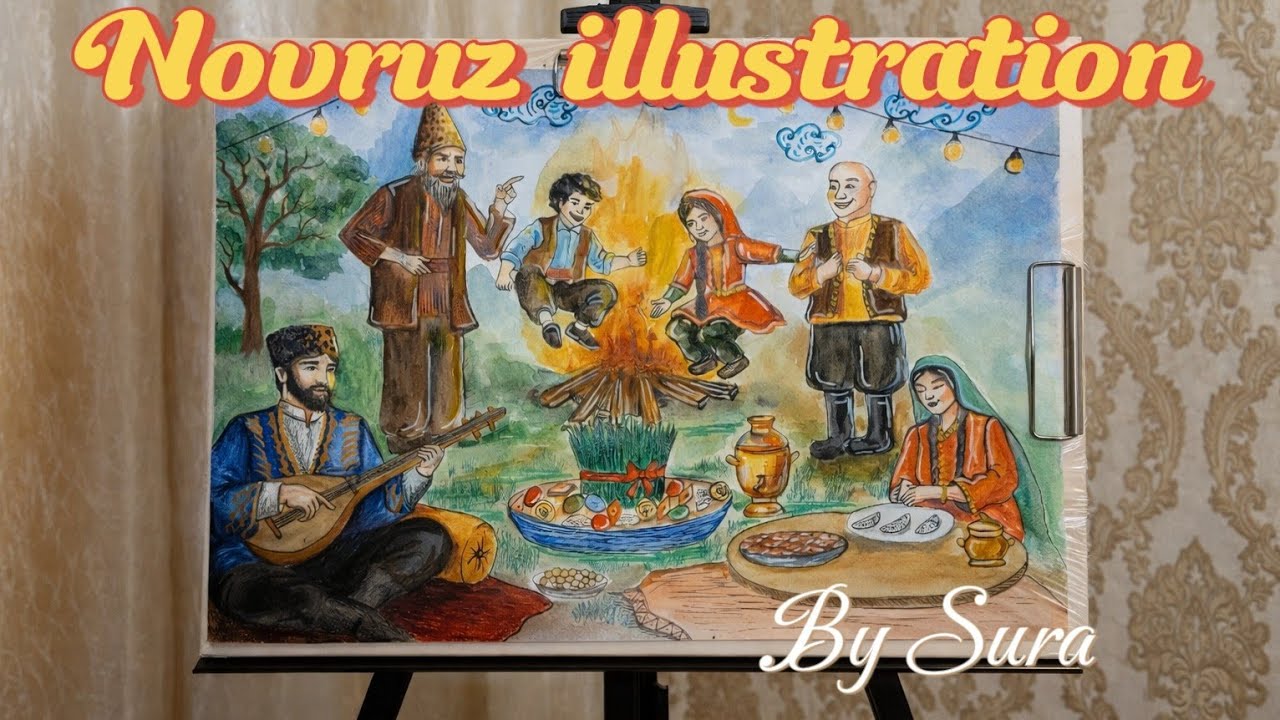 NOVRUZ İllustration/NOVRUZ bayramına aid rəsm/#rəssamsura mart 2026