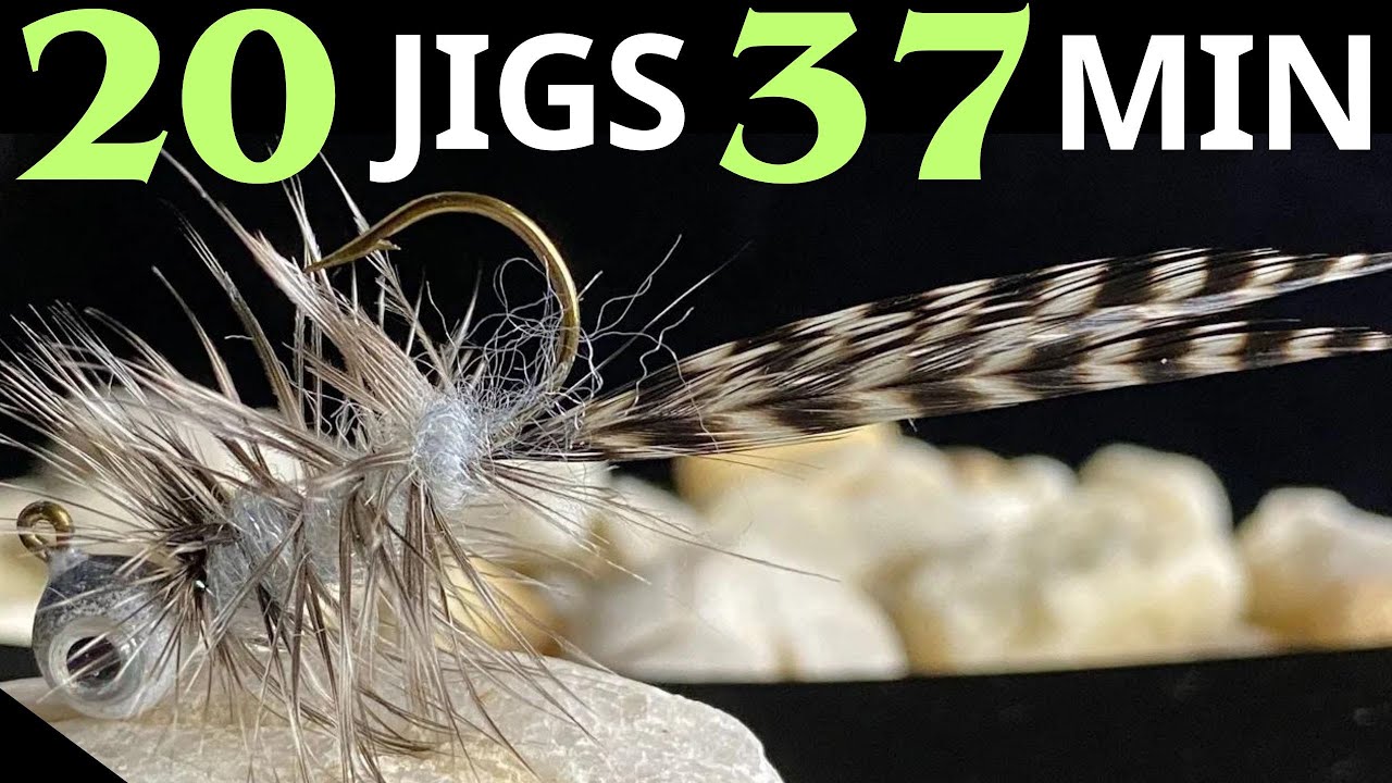 37 Minutes of Crappie Jig Tying: 20 Jig Compilation!