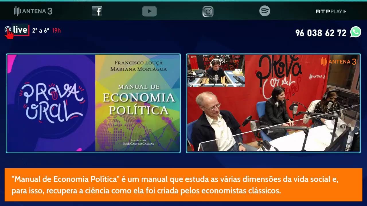 Francisco Louçã e Mariana Mortágua - Manual de Economia Política