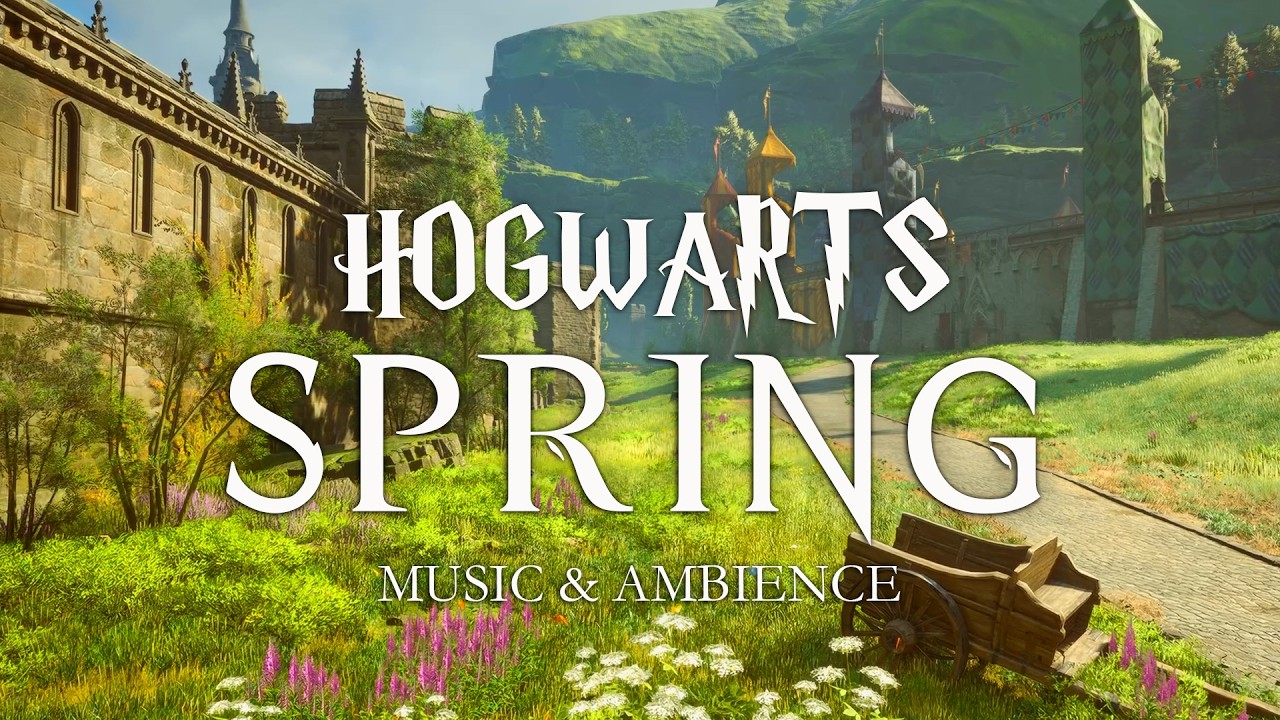 Spring at Hogwarts | Harry Potter Hogwarts Legacy Music and Ambience