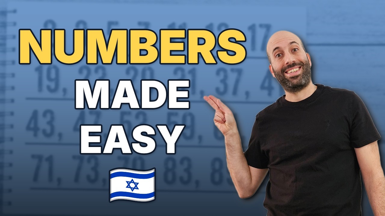 Numbers in Hebrew: How to Build Any Number 🇮🇱 (1–100+)
