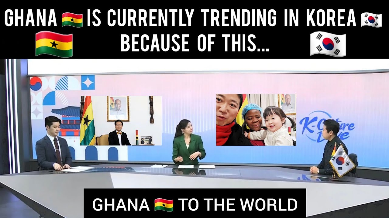 😲  Ghana 🇬🇭 Is Currently Trending In Korea 🇰🇷 Because Of This...