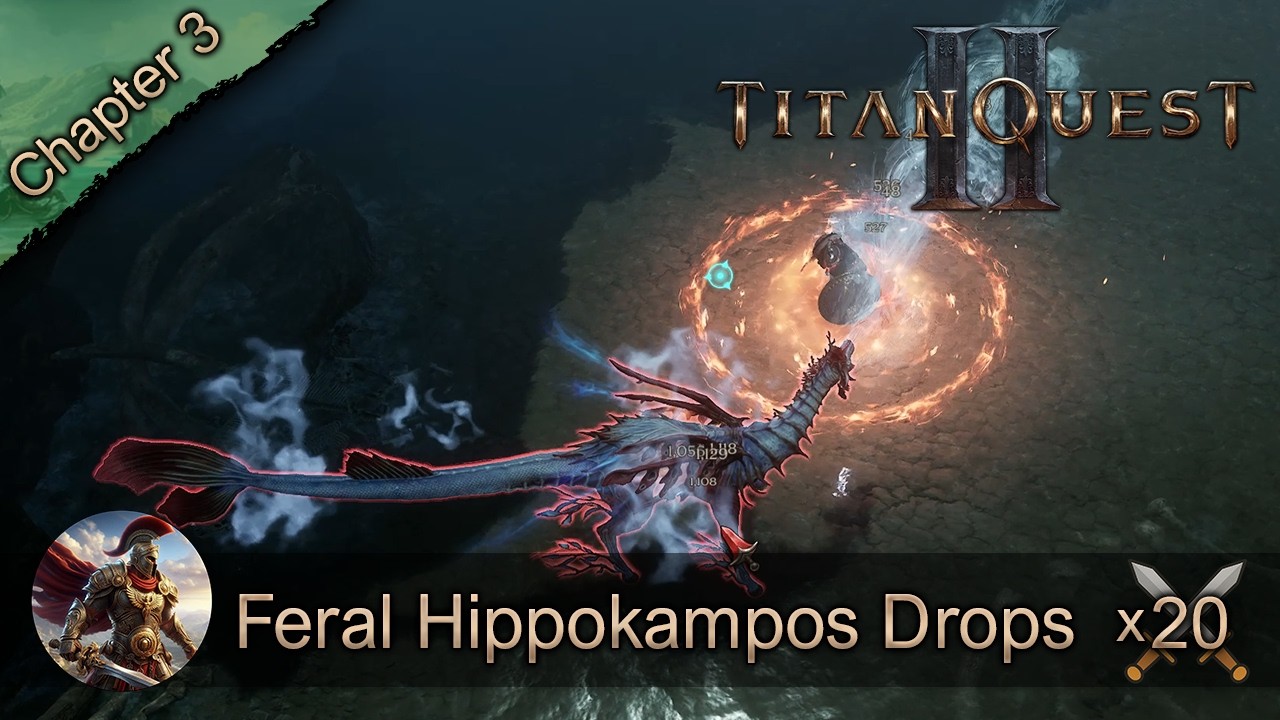 Titan Quest 2 - Is Feral Hippokampos Worth Farming? 20 Runs Tested (No Commentary | HD)