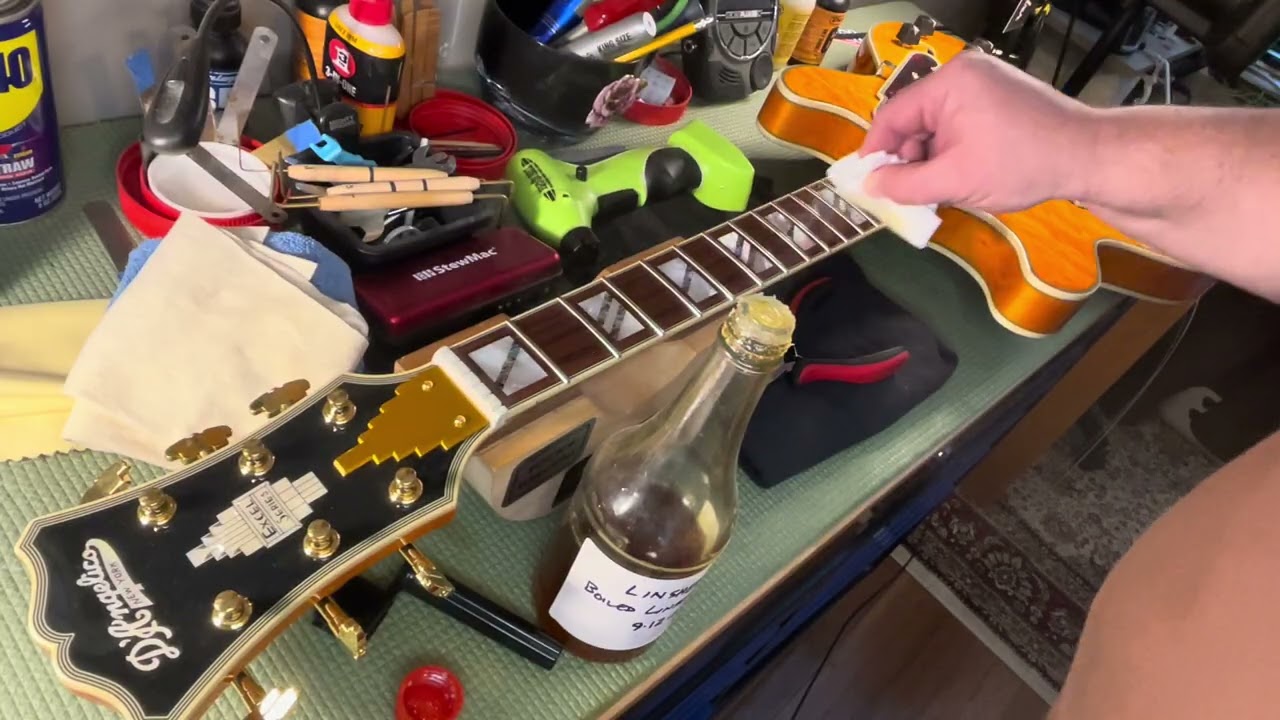 New D’Angelico Excel Series gets first string change. 
