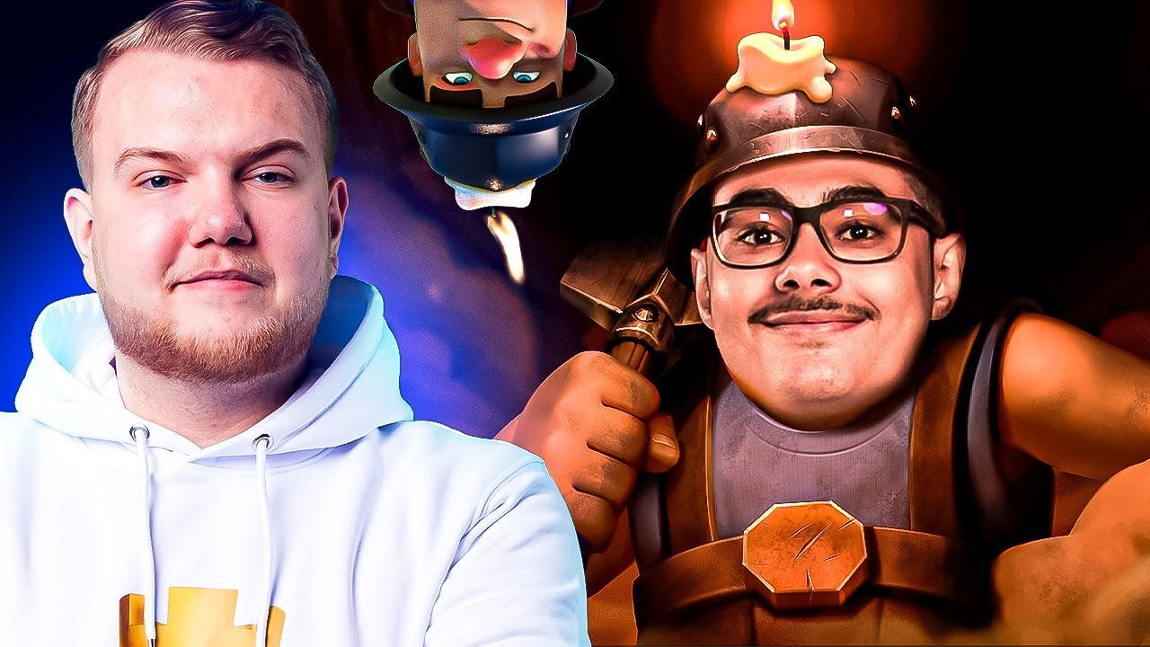 MOHAMED LIGHT HIS NEW MINER POISON DECK! - Clash Royale