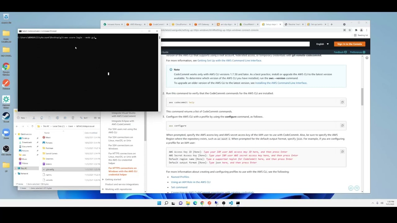 How to clone CodeCommit repositories via AWS CLI credentials file in under 5 minutes