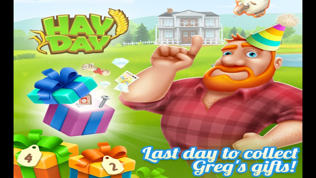 Hay Day - Greg's Birthday Gifts on Baby Farms🎁