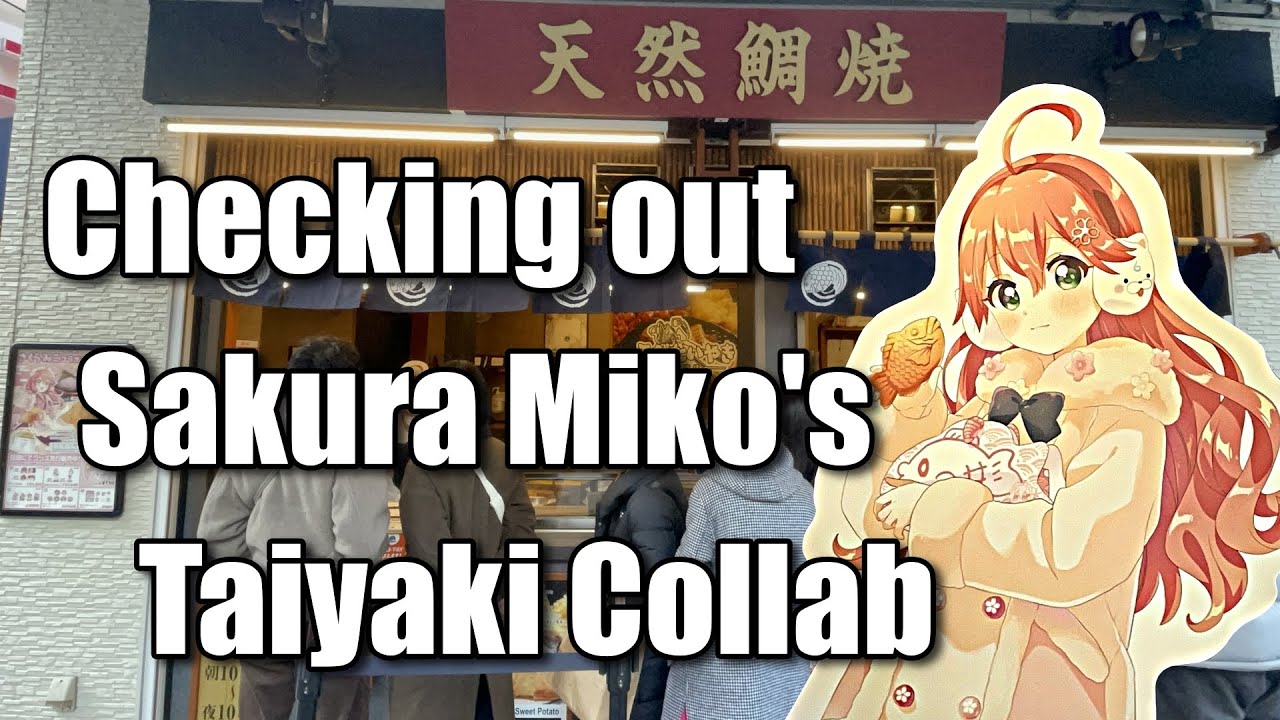 Trying out Sakura Miko's Taiyaki (+collab overview)