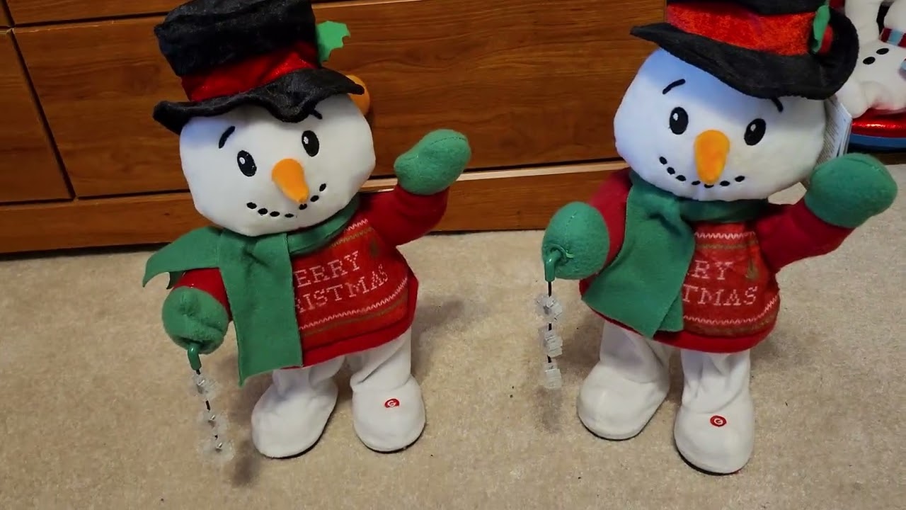 2019 Gemmy Snowflake Spinning Snowman Remakes Review