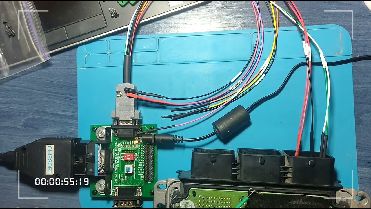 CHIPSOFT OBD2 BREAKOUT BOX V2, Chipsoft J2534 Mid, Pro, Lite универсальный кабель для адаптера.