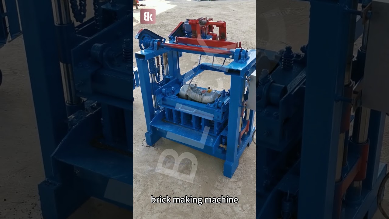 🧱 Small Semi-Automatic Brick Making Machine